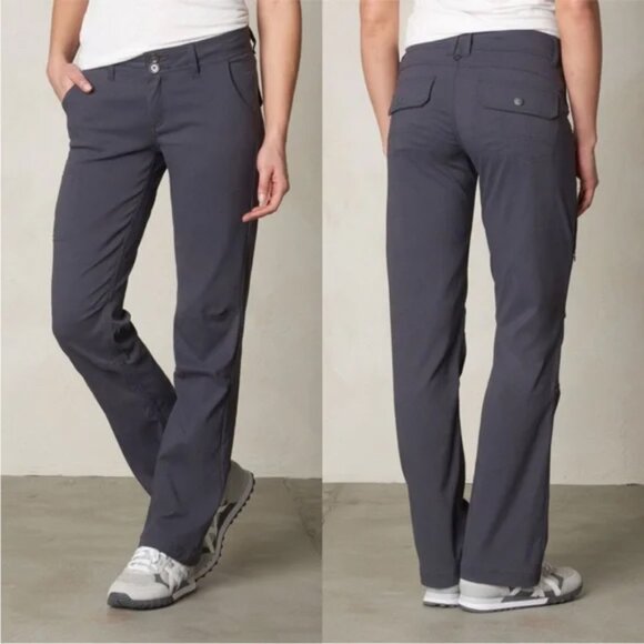 Prana Halle UPF 50+ Relaxed Fit Nylon Hiking Camping Outdoors Pant Size 16 - Picture 1 of 14